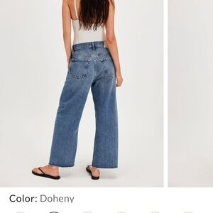 Citizens of Humanity Ayla raw hem cropped jeans size 26 color doheny
